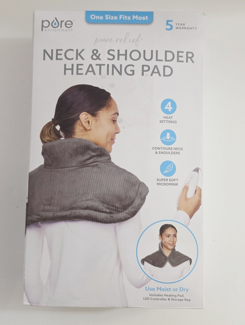 PureRelief Neck & Shoulder Heating Pad